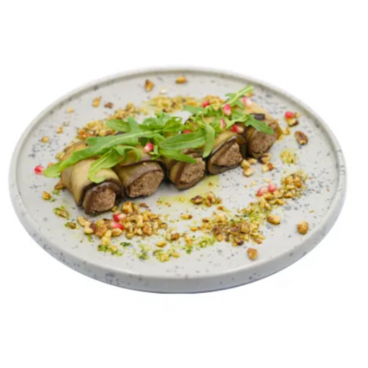 Баклажанові рулетики з горіховою начинкою