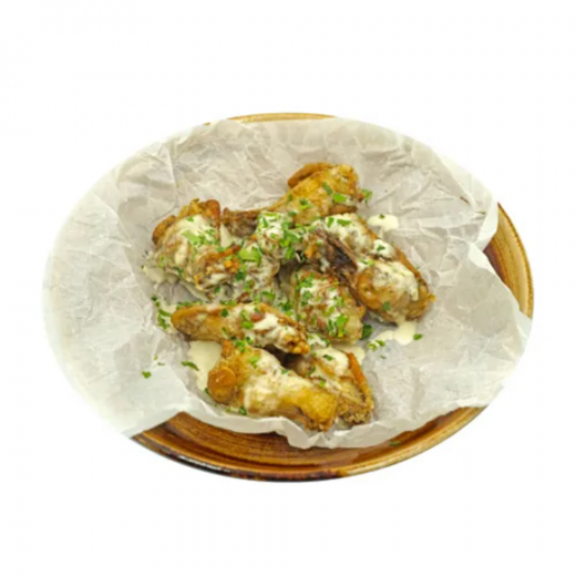 Курячі крильця у соусі Чкмерулі